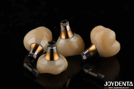 خرید 4.1mm قطر تیتانیوم دندانپزشکی Abutments به پایان رسید نقره با پیچ رشته 1.5mm تولید آنلاین