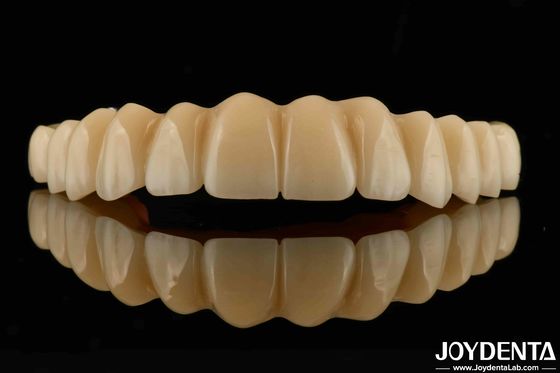 تیتانیوم پایه Zirconia پل هایبریدی مقاومت در برابر خوردگی بالا نیازهای سفارشی